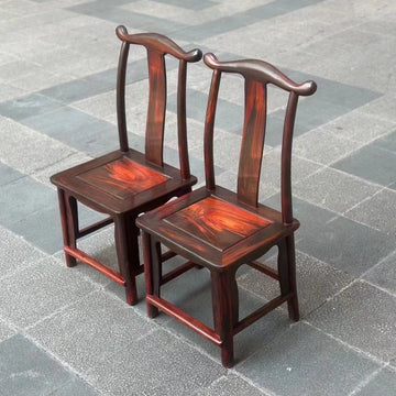 Solid Red Sandalwood (Hongmu) Official's Hat Armchair