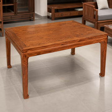 Padauk (Hedgehog Rosewood) Long Dining Table – Solid Wood