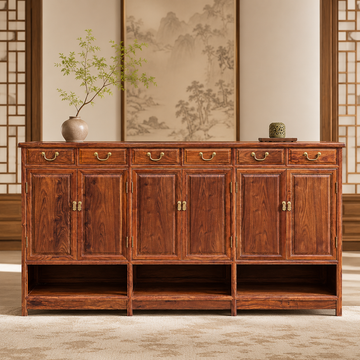 Padauk (Hedgehog Rosewood) 2m Luxury 6-Door Shoe Cabinet