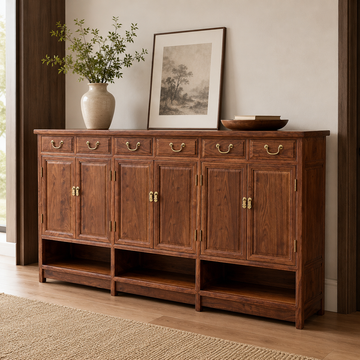 Padauk (Hedgehog Rosewood) 2m Luxury 6-Door Shoe Cabinet