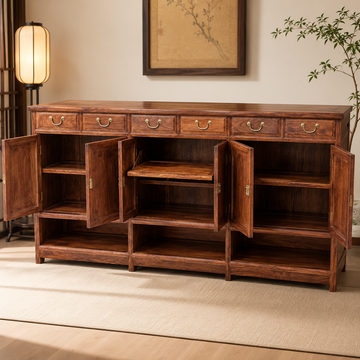 Padauk (Hedgehog Rosewood) 2m Luxury 6-Door Shoe Cabinet
