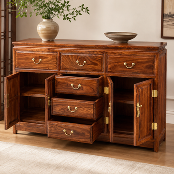 Padauk (Hedgehog Rosewood) Sideboard / Buffet Cabinet